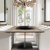 Lustre Rond Crystal Snow 122cm