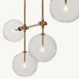 Lustre Linéaire en Verre Vauban 152cm