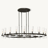 Lustre Rond en Acier Trianon 152cm