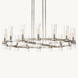 Lustre Rond en Acier Trianon 122cm