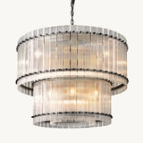 Lustre Rond à deux niveaux Brémont 94cm