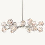 Lustre Rond Crystal Snow 91cm