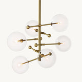 Lustre à Six Bras en Verre Vauban 102cm