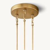 Lustre Rond en Verre Fumé Impérial 132cm