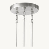 Lustre Rond en Verre Transparent Impérial 165cm