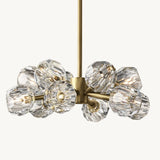 Lustre Rond Crystal Snow 61cm
