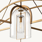 Grand Lustre Rond Méridienne 185cm