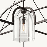 Grand Lustre Rond Méridienne 185cm