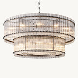 Lustre Rond à deux niveaux Brémont 152cm