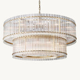 Lustre Rond à deux niveaux Brémont 152cm