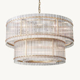 Lustre Rond à deux niveaux Brémont 122cm