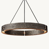 Lustre Rond en Laiton Élysée 122cm