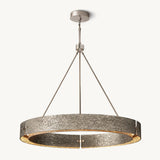 Lustre Rond en Laiton Élysée 122cm