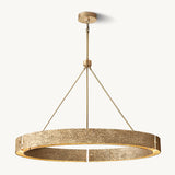 Lustre Rond en Laiton Élysée 152cm