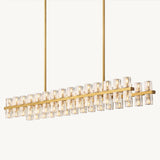 Lustre Rectangulaire Rouage 183cm