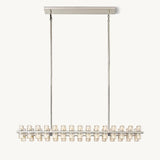 Lustre Rectangulaire Rouage 137cm