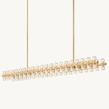 Lustre Rectangulaire Rouage 137cm