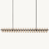 Lustre Rectangulaire Rouage 183cm