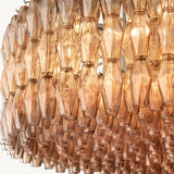 Lustre Rond en Verre Fumé Venezia 156cm