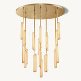Lustre Bellmont en Albâtre Rond 142cm