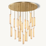 Lustre Bellmont en Albâtre Rond 142cm