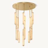 Lustre Bellmont en Albâtre Rond 102cm