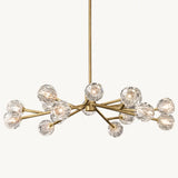 Lustre Rond Crystal Snow 122cm