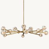 Lustre Rond Crystal Snow 152cm