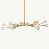 Lustre Rond Crystal Snow 183cm