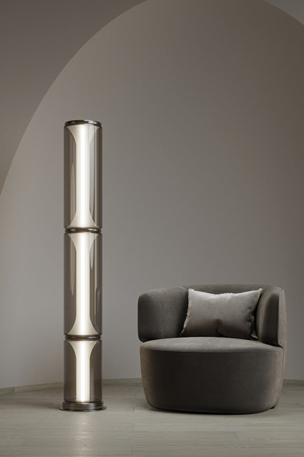 Lampadaire Design Haut de Gamme en Verre "Verlium" '147