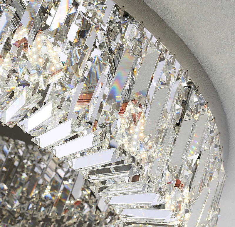 Plafonnier Design en Cristal "Luxury Light"