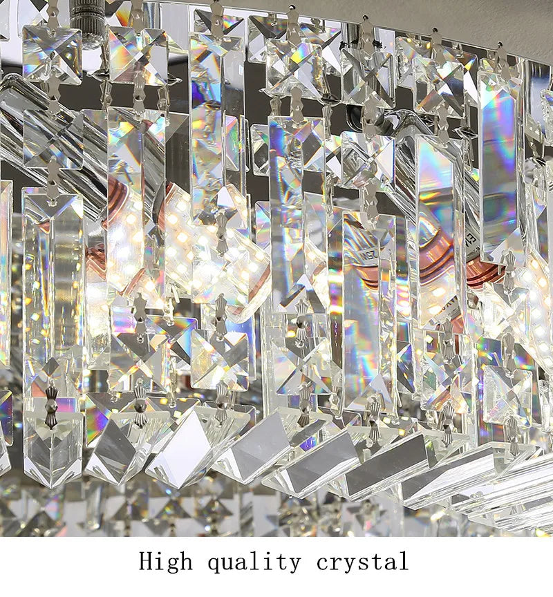 Plafonnier Design en Cristal "Luxury Light"