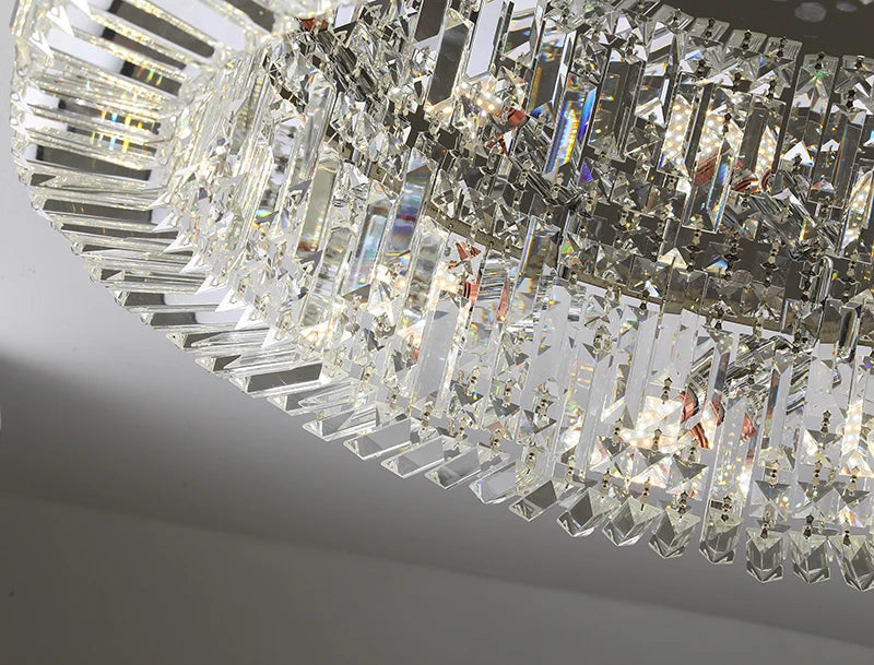 Plafonnier Design en Cristal "Luxury Light"