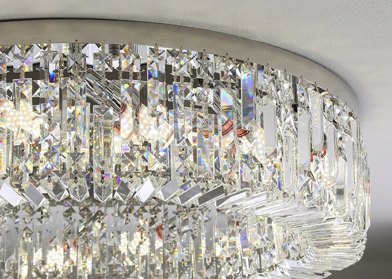 Plafonnier Design en Cristal "Luxury Light"