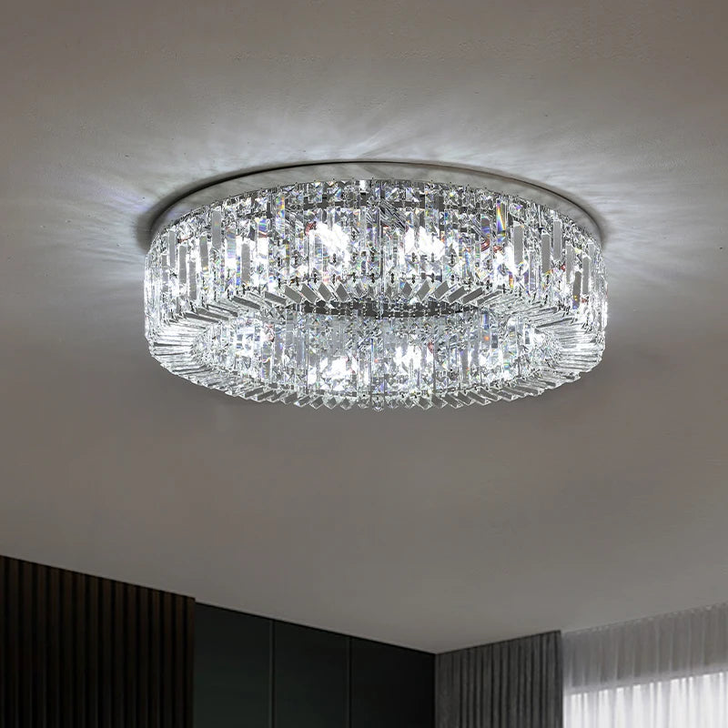 Plafonnier Design en Cristal "Luxury Light"