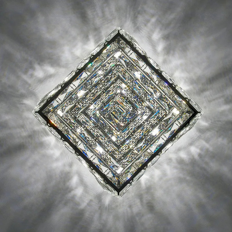 Plafonnier LED "Diamant étincelant"