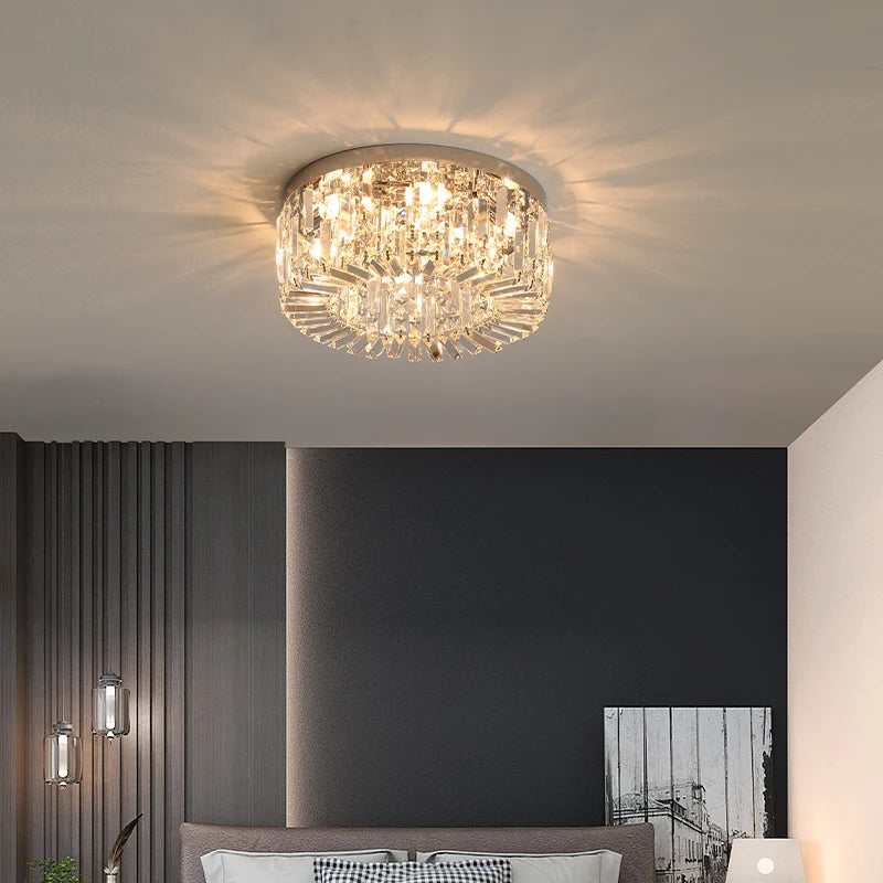 Plafonnier Design en Cristal "Luxury Light"