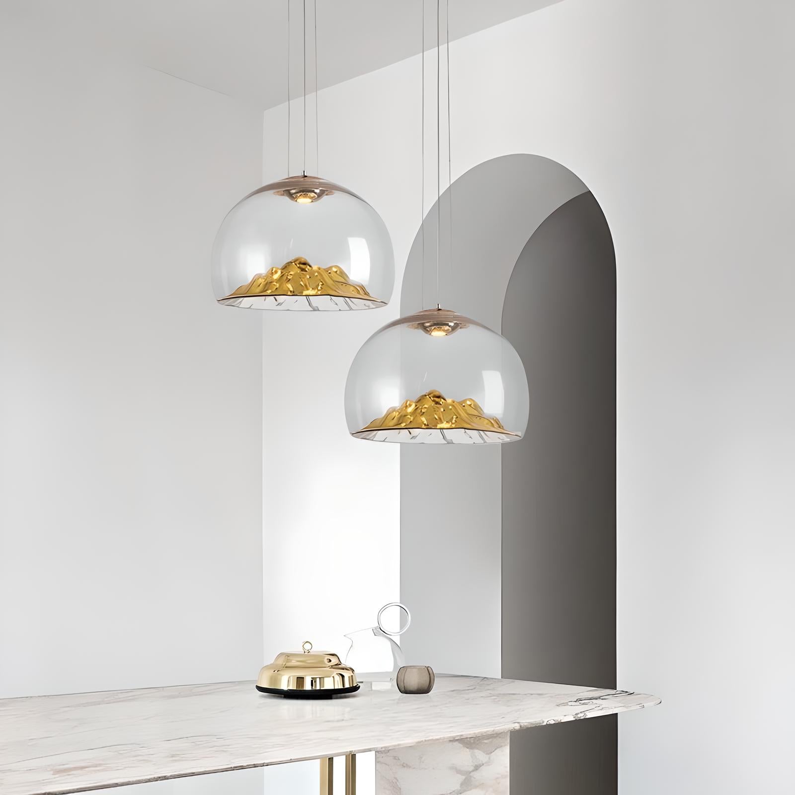 Suspension Design Haut de Gamme "Mountain View"