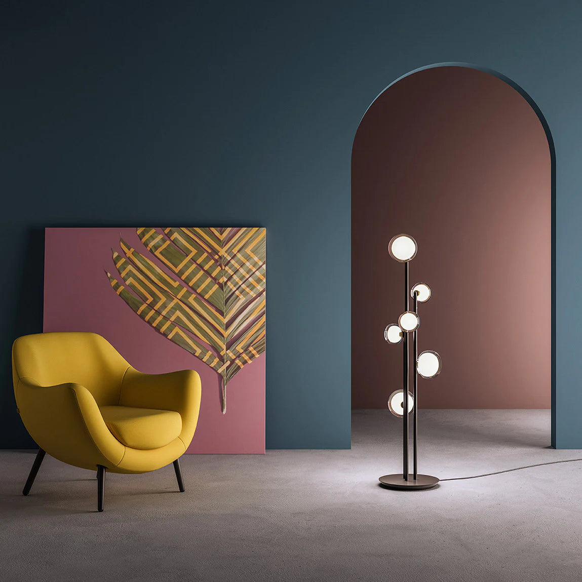 Lampadaire Design "Nabila" par Corrado Dotti