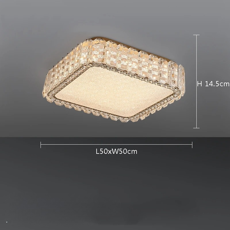 plafonnier led cristal