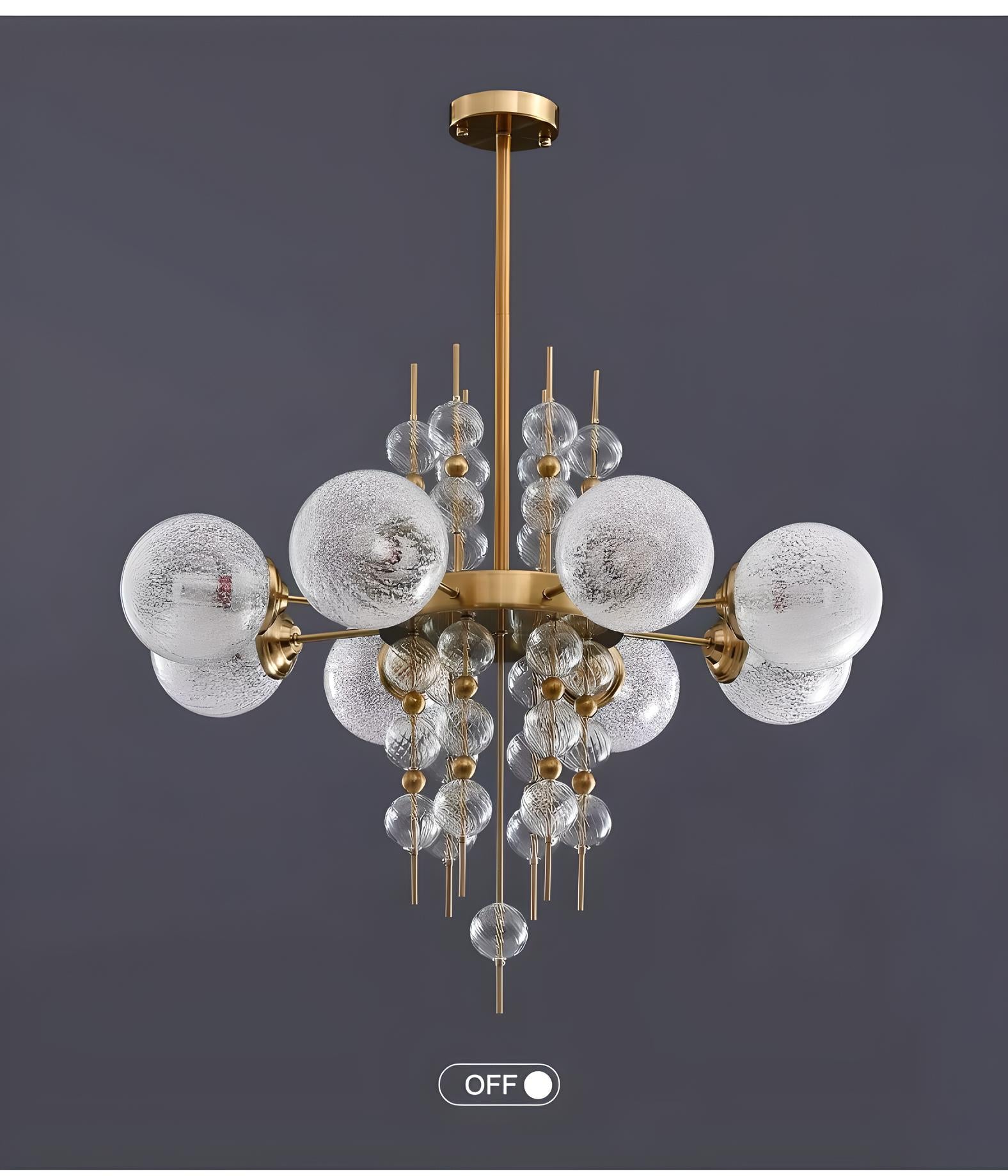 Lustre Moderne Doré "Creative Luxury"