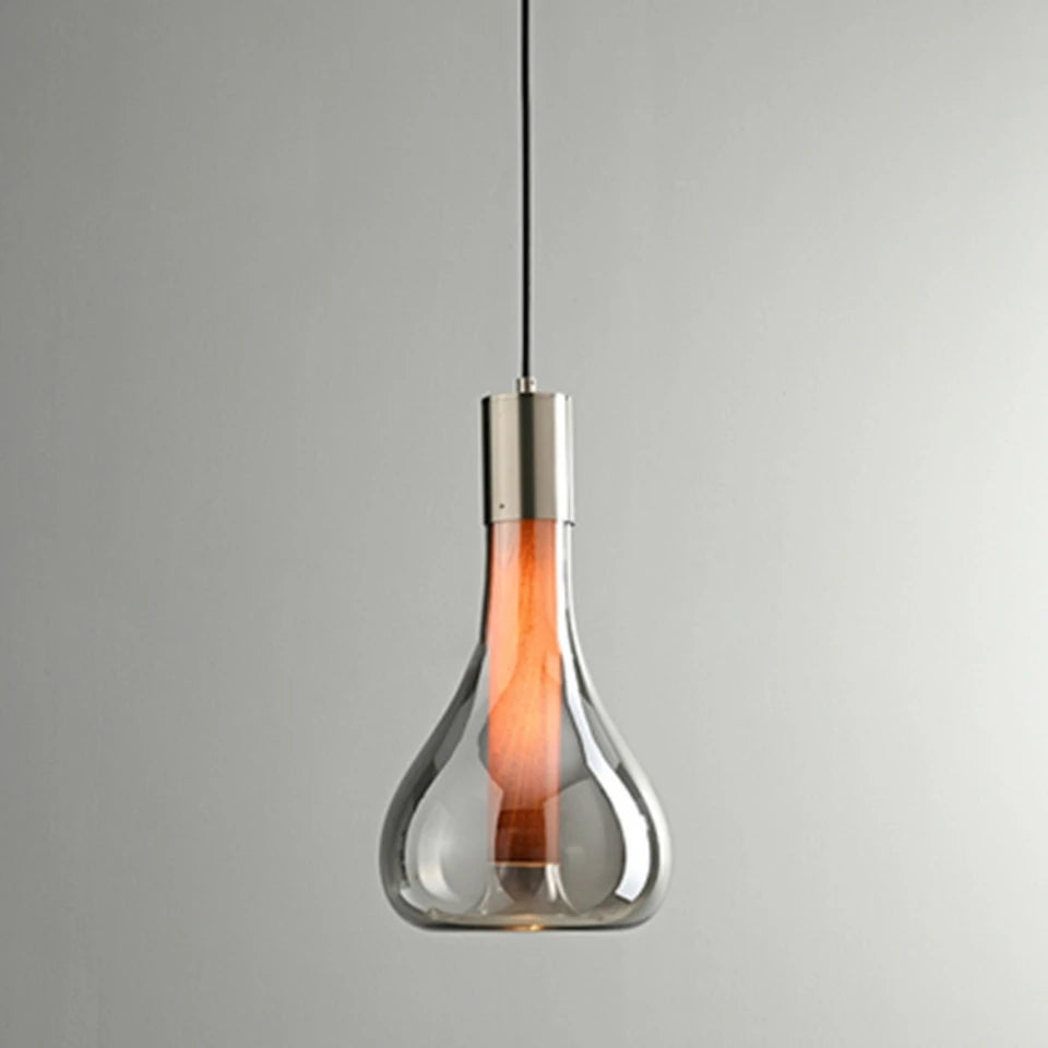 Suspension Design en Verre "Brillance flottante"