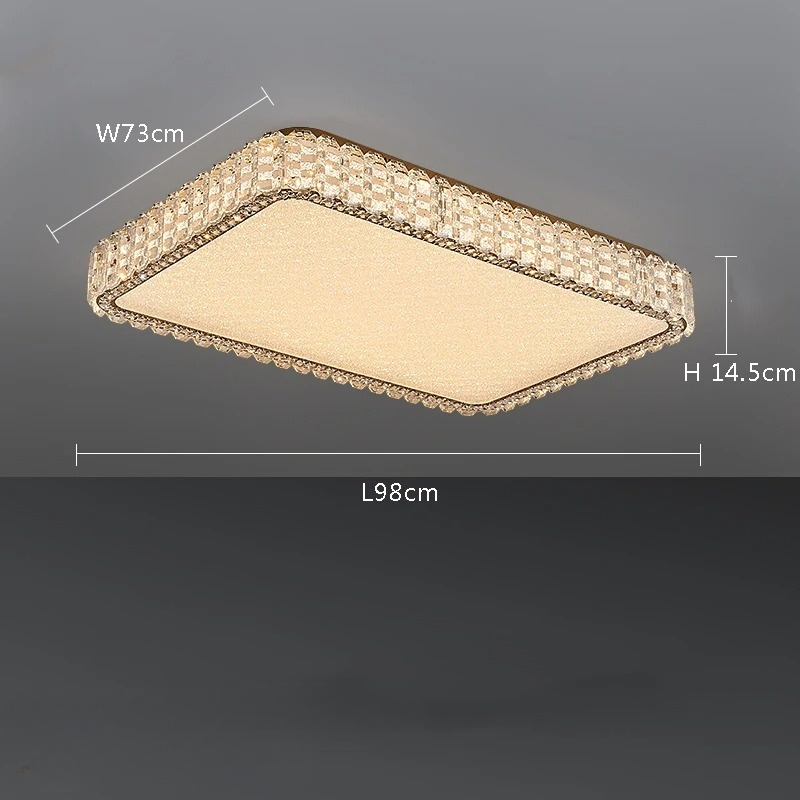 Plafonnier en Cristal K9 LED Haut de Gamme