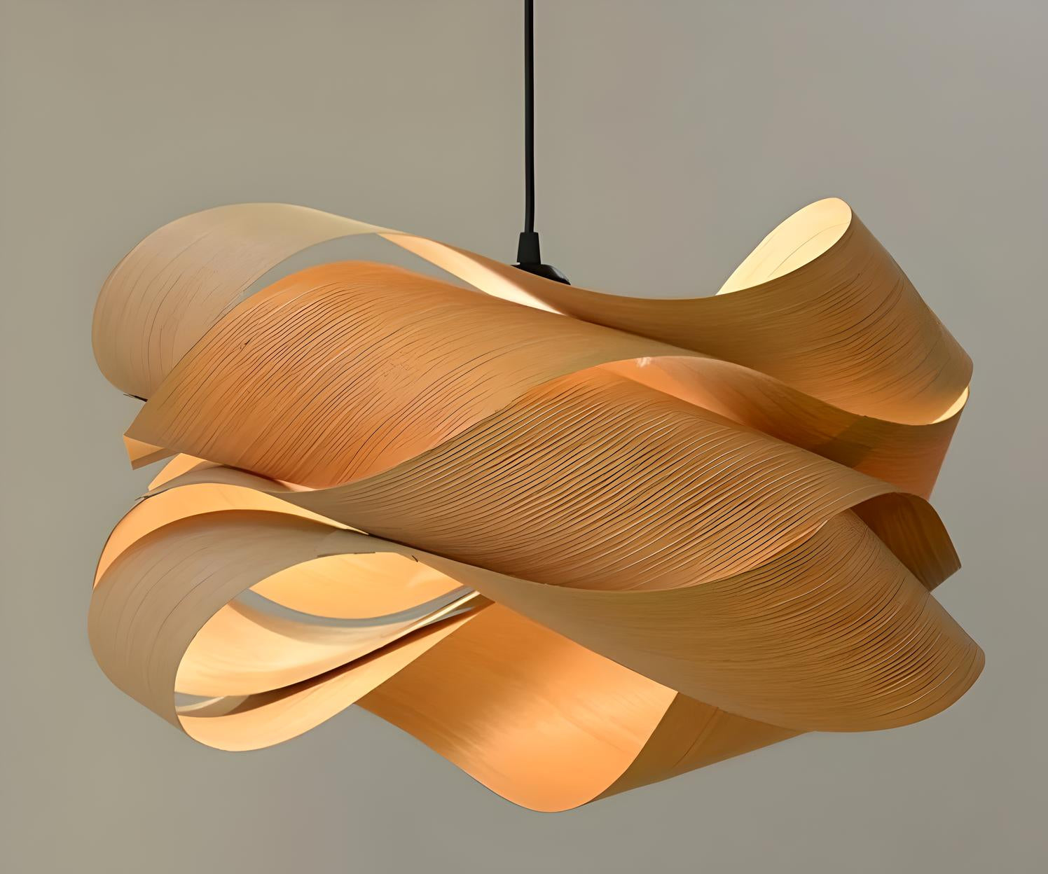 Suspension Bois "Design Naturel"