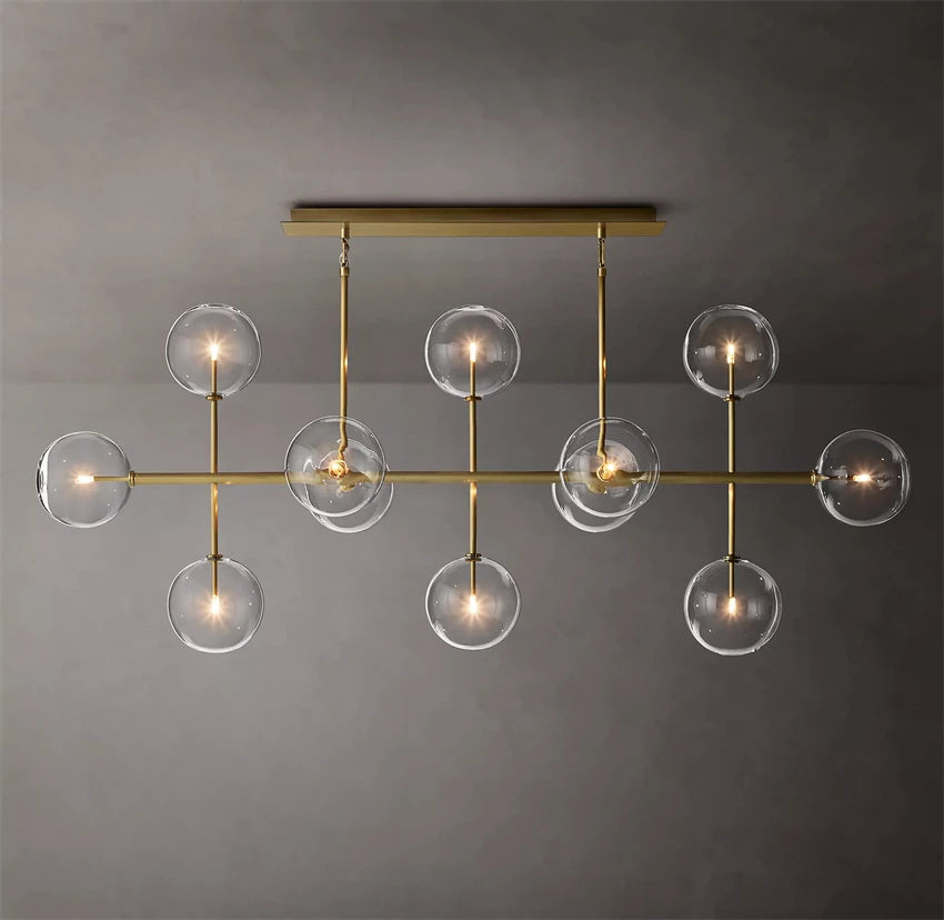 Lustre en Cristal Haut de Gamme "Minimaliste luxueux"