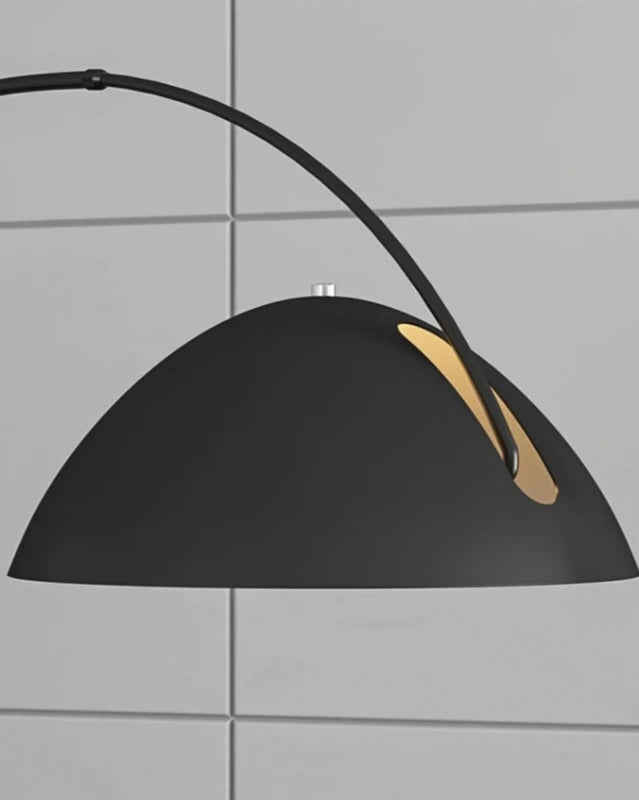 Lampadaire Design Minimaliste en Arc "Eclipse"