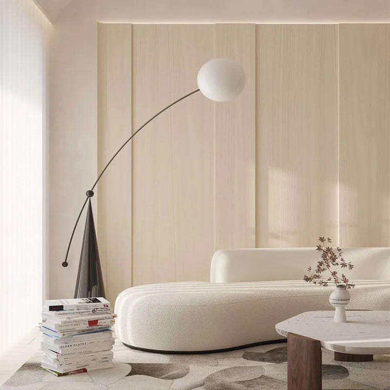 Lampadaire Design Italien "Arc Minimaliste"