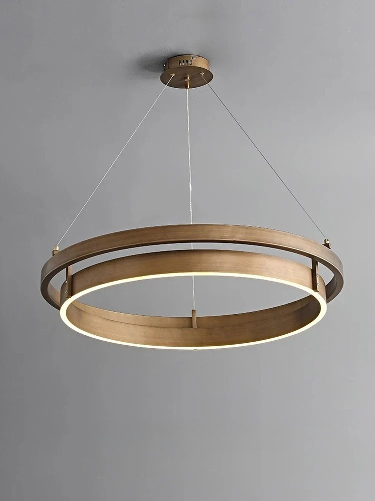 Lustre Moderne "Bronze Circulaire"