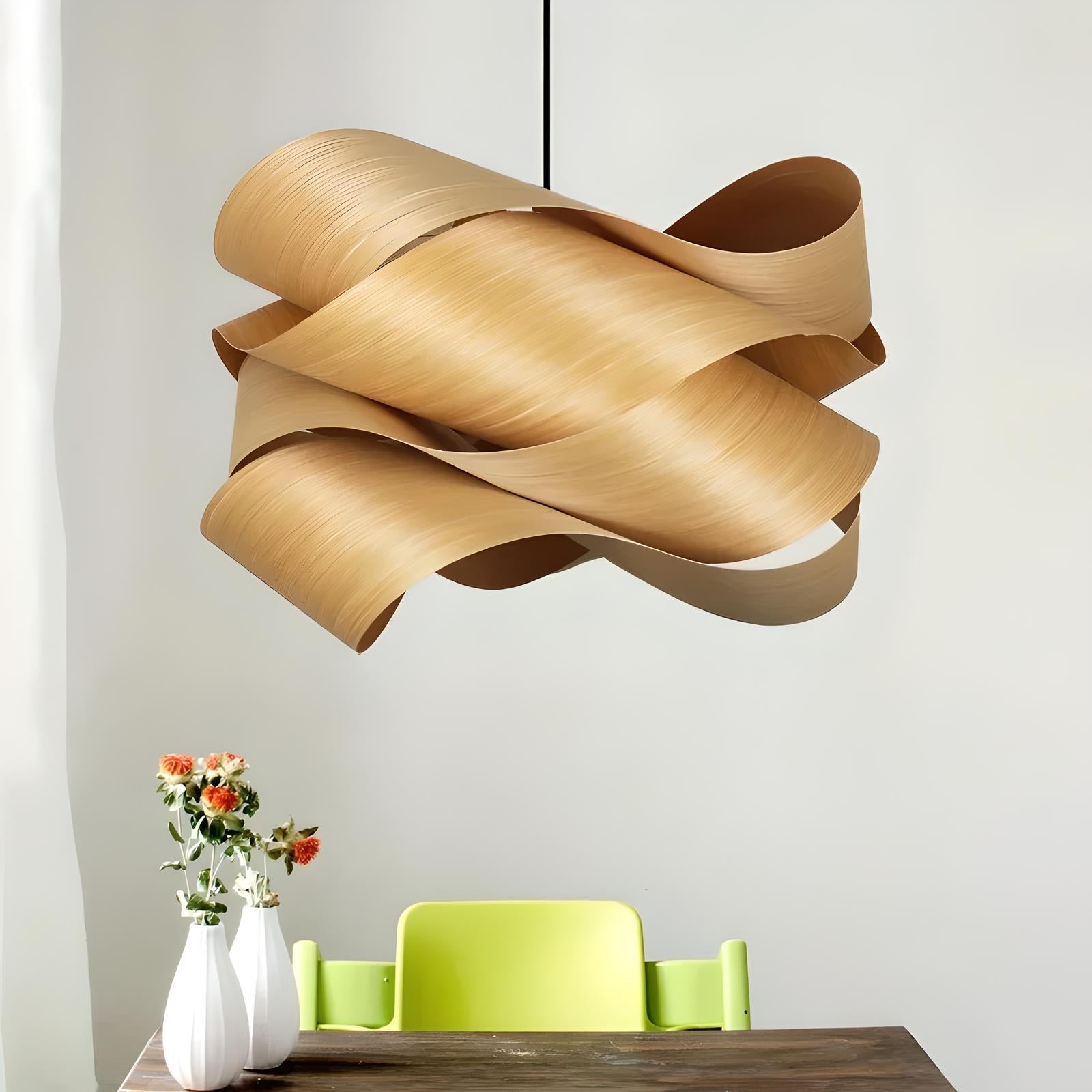 Suspension Bois "Design Naturel"