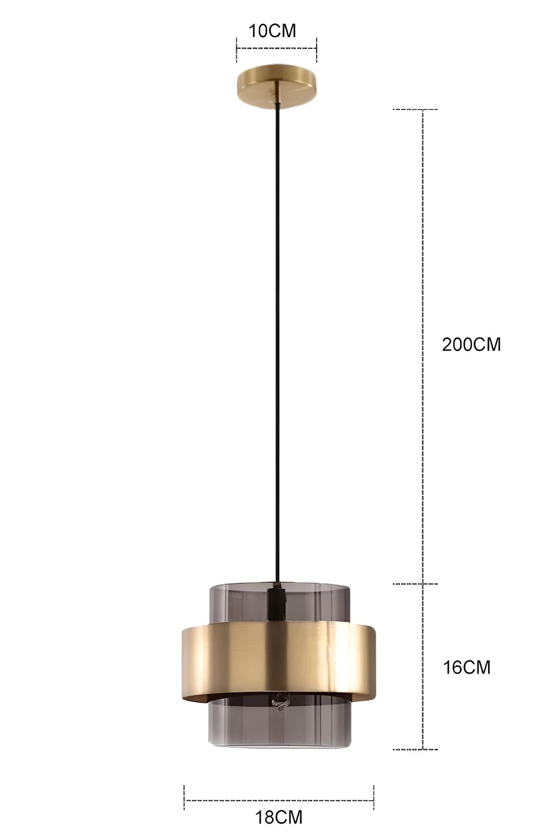 Suspension Design en Verre "Reflets de Verre"